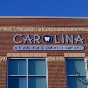 Orthodontic office exterior logo sign