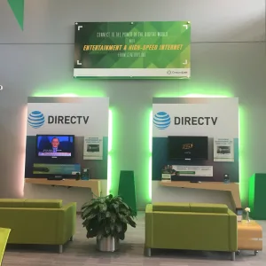 Custom signs for business retail customer area