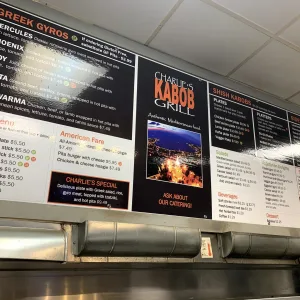 Restaurant menu board