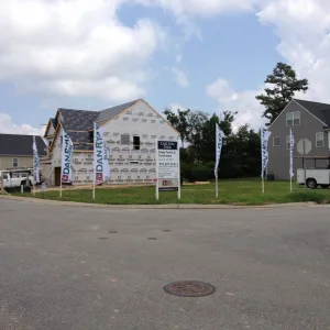 New build homes promotional flags