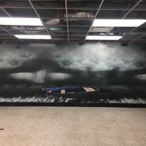 Wall print wrap