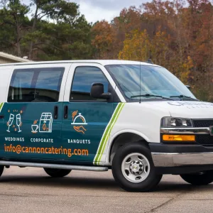 Company van vehicle wrap