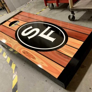 Customized corn hole boards