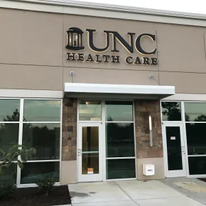 Office front logo with illumination sign