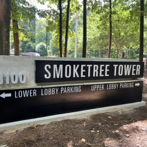 Business office light address sign