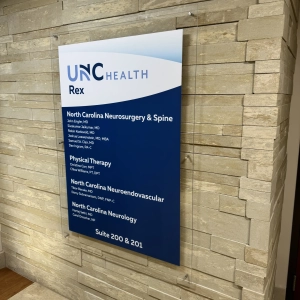 Interior medical office directory