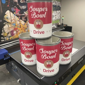 Custom donation bins