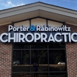 Porter Rabinowitz Chiropractic front-and-back-lit letters - SignCraft Solutions Porter Rabinowitz Chiropractic front-and-back-lit letters